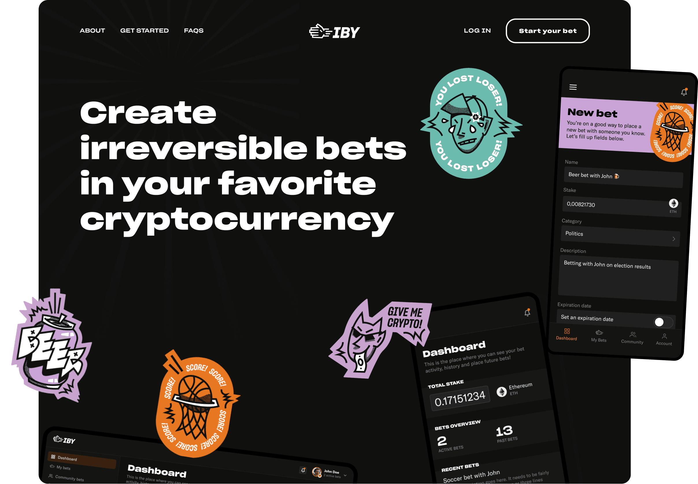 IBY home page screenshot