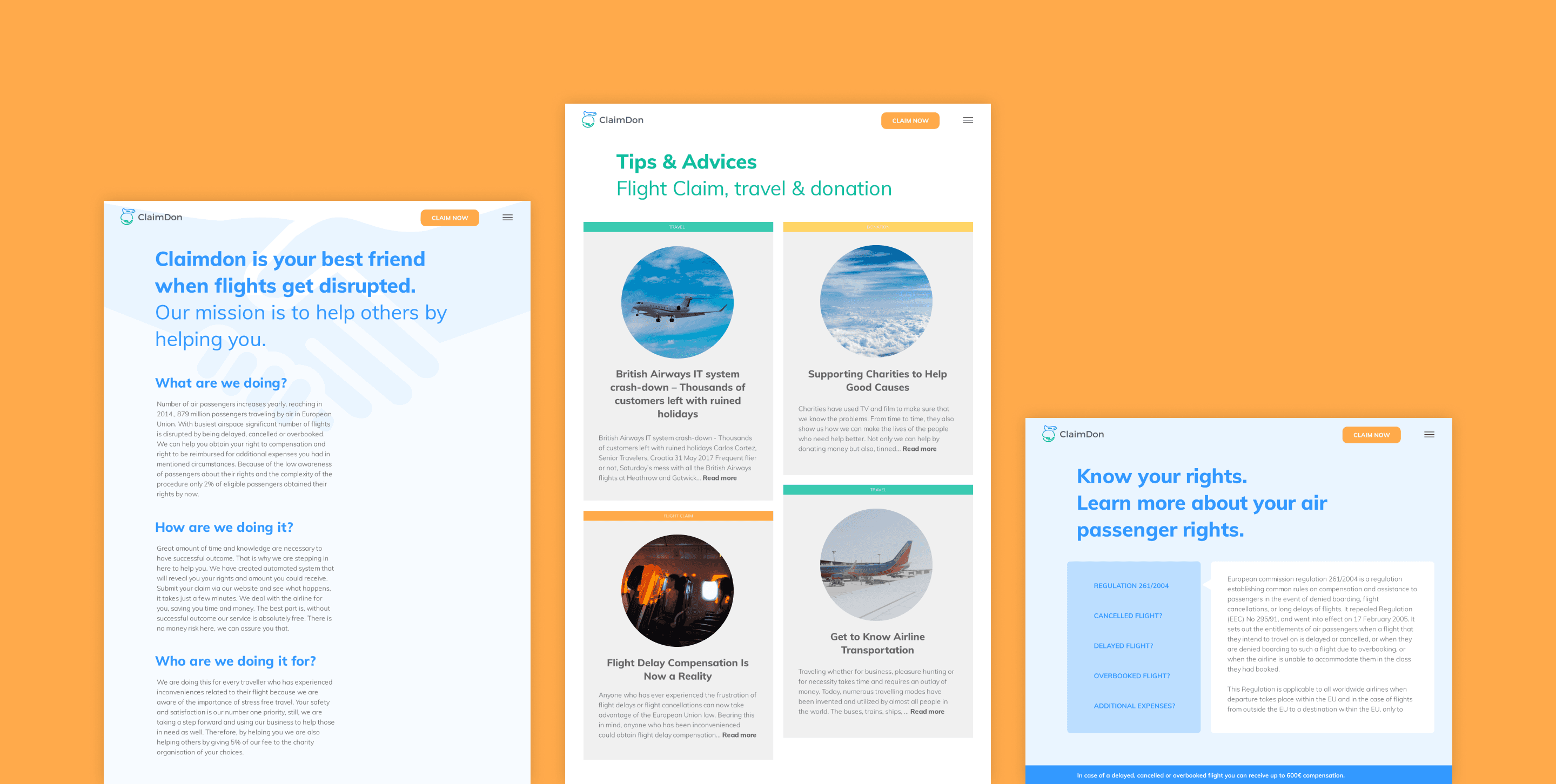 ClaimDon page screenshots
