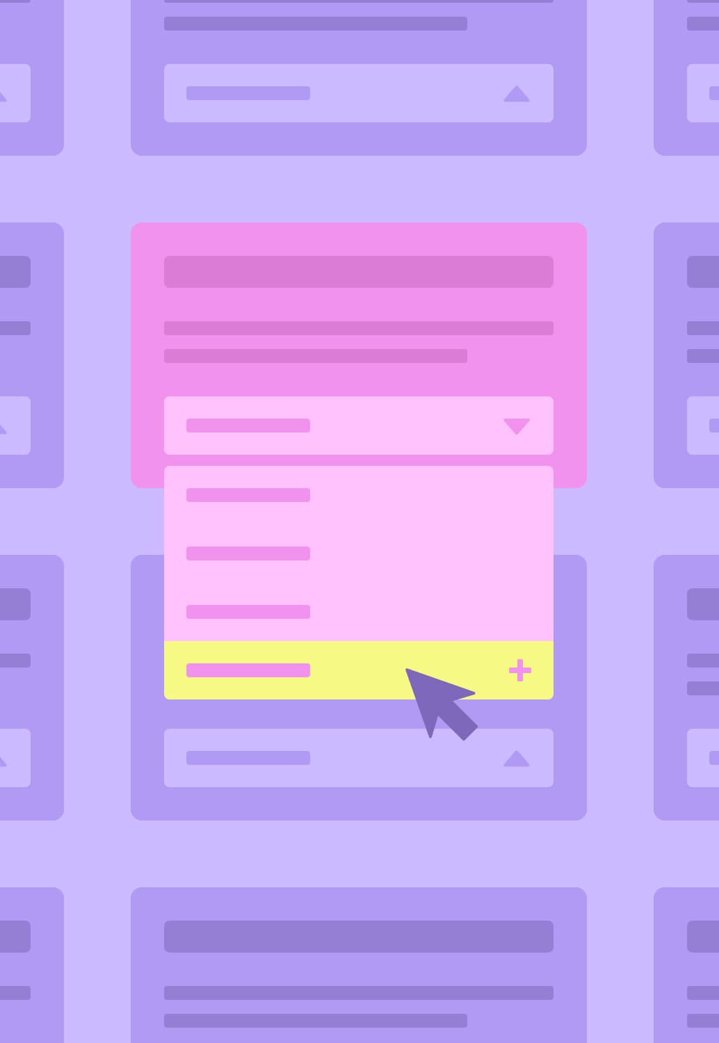 Dropdown illustration