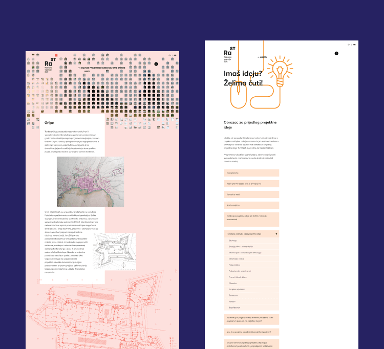 Rast page screenshots