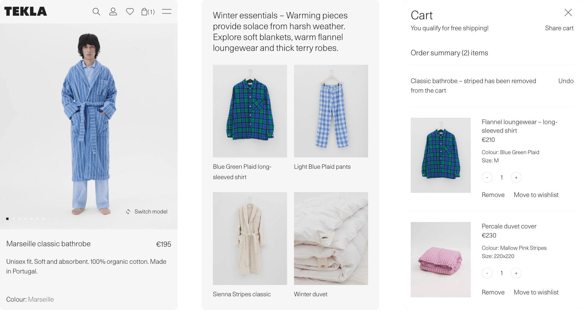 Tekla web page frames
